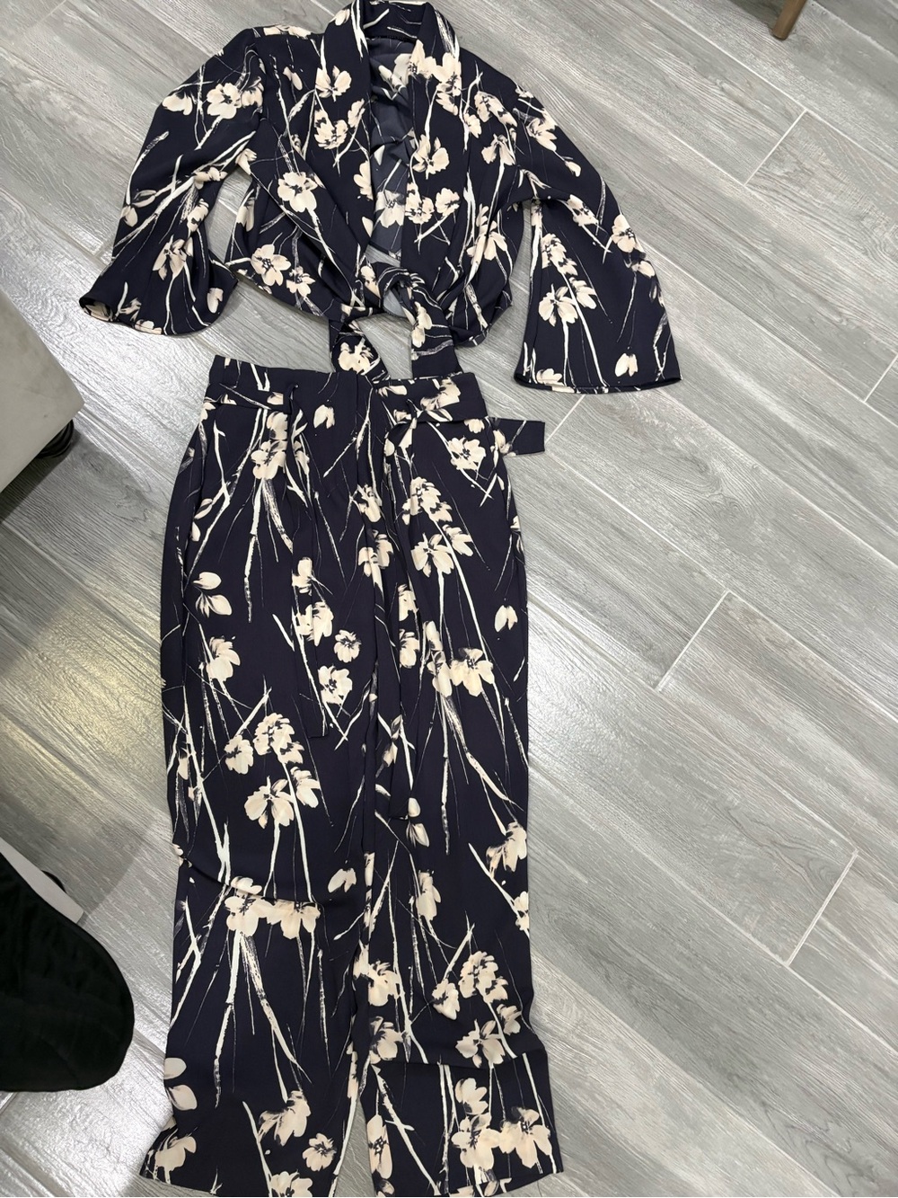 ZARA DRESSY PANT & JACKET SET